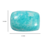 Amazonite Cushion Shape Gemstone 6.14 Ct.