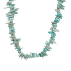Amazonite Necklace (Size - 20) in Rhodium Sterling Silver 360.0 Ct