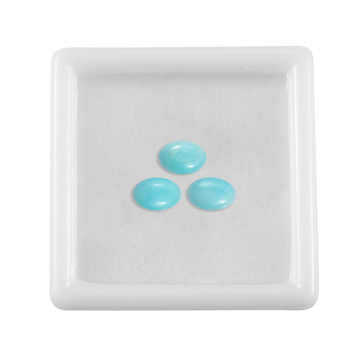Set of 3 Amazonite Loose Gemstones in Oval Shape  1.28 Ct. 8063667 3