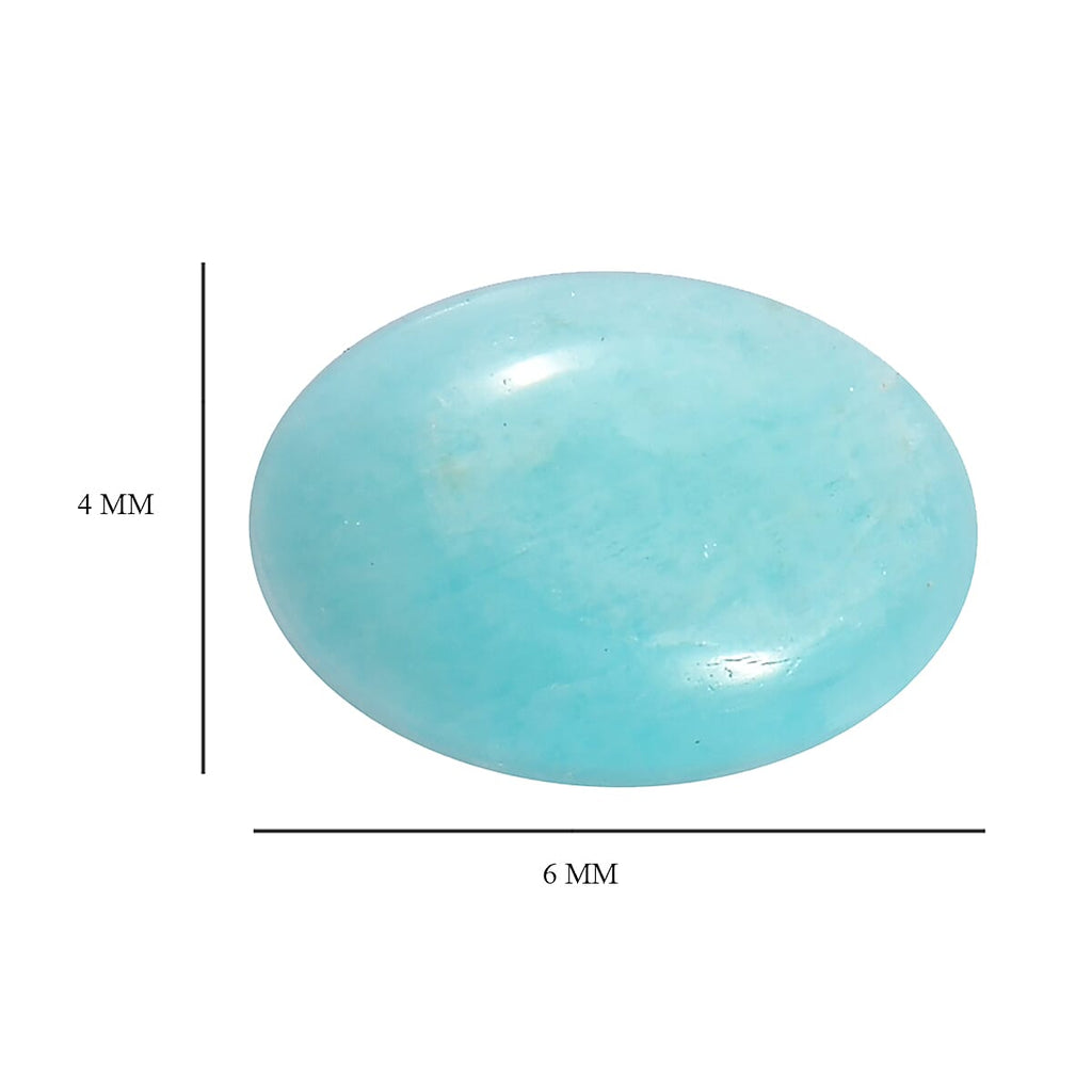 Amazonite Oval Shape Gemstone 1.28 Ct.