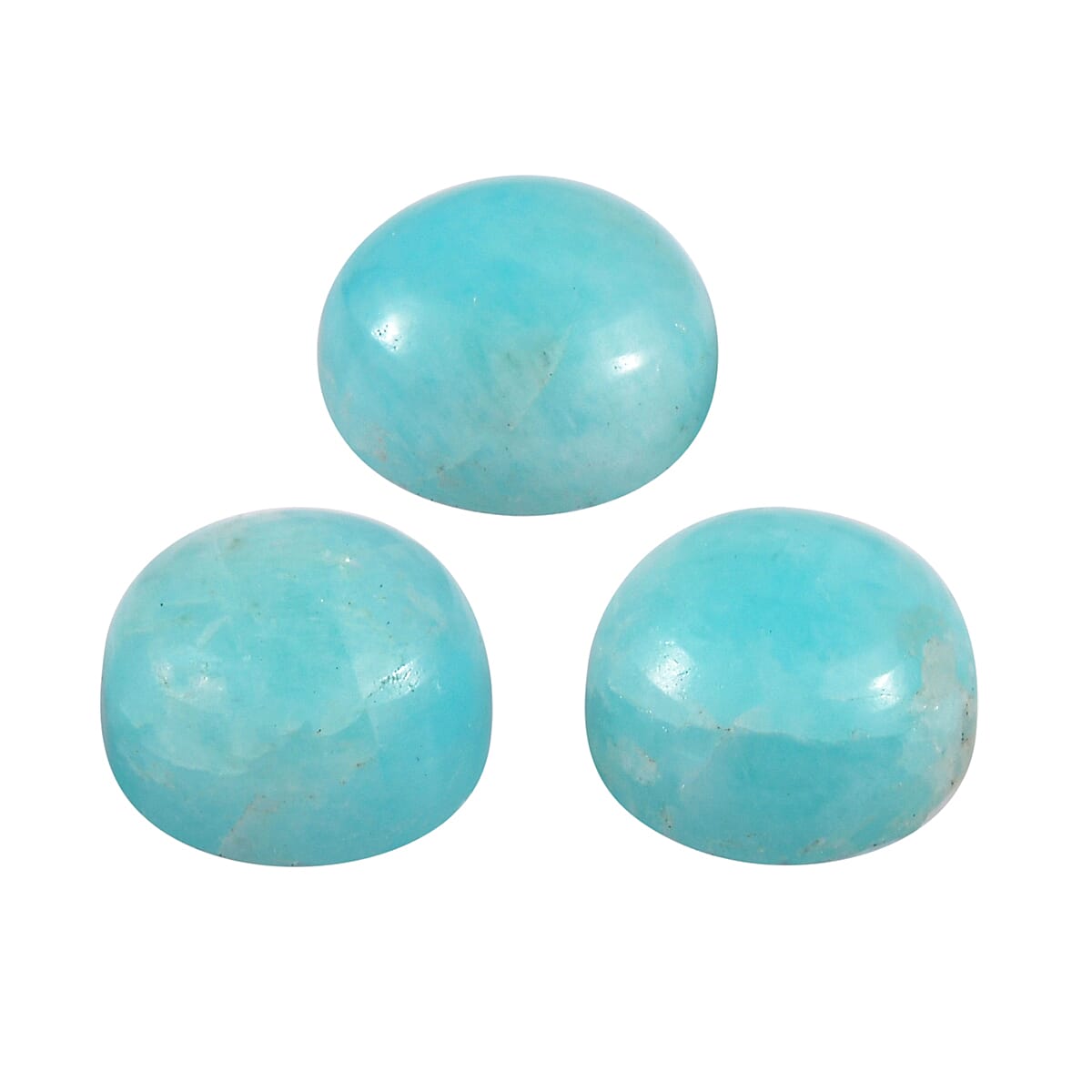 1.49 Ct. Set of 3 Amazonite Loose Gemstones in Round Shape 8063669 3