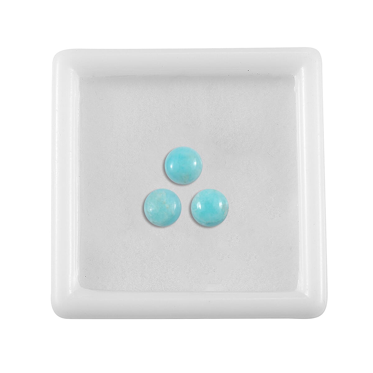 1.49 Ct. Set of 3 Amazonite Loose Gemstones in Round Shape 8063669 4
