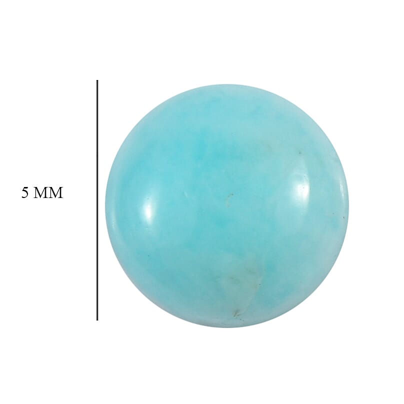 1.49 Ct. Set of 3 Amazonite Loose Gemstones in Round Shape 8063669 5