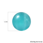 Amazonite Stud Earrings (with Push Back) in Rhodium Overlay Sterling Silver 10.50 Ct.