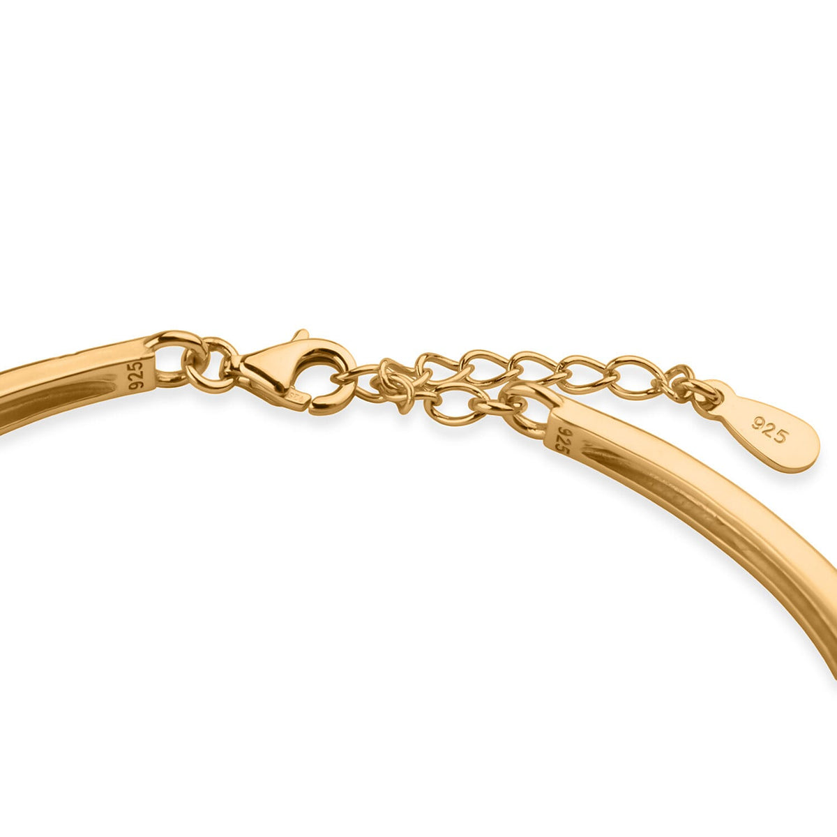 Amber &amp; Cubic Zirconia Bracelet (Size - 7.5 with Ext) Sterling Silver 10.08 Ct, Silver Wt. 9.00 Gms. 8219731 4