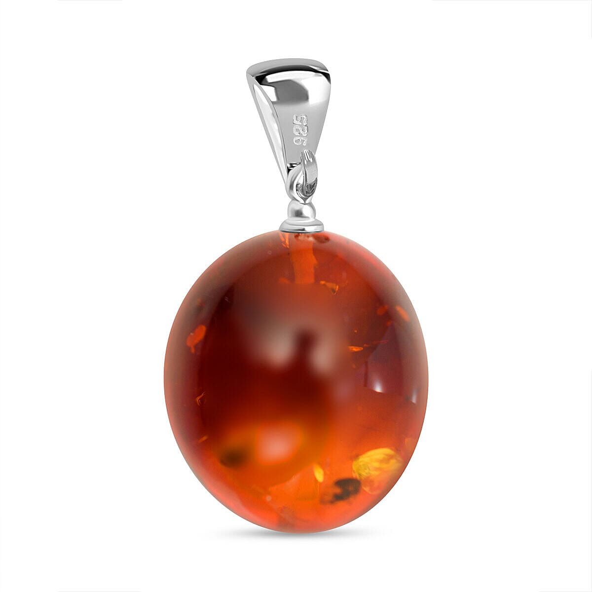 Amber Pendant in Sterling Silver 7383075 2