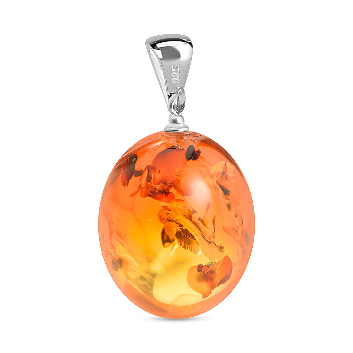Amber Pendant in Sterling Silver 7383075 5