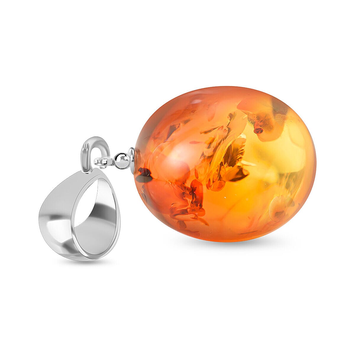 Amber Pendant in Sterling Silver 7383075 4