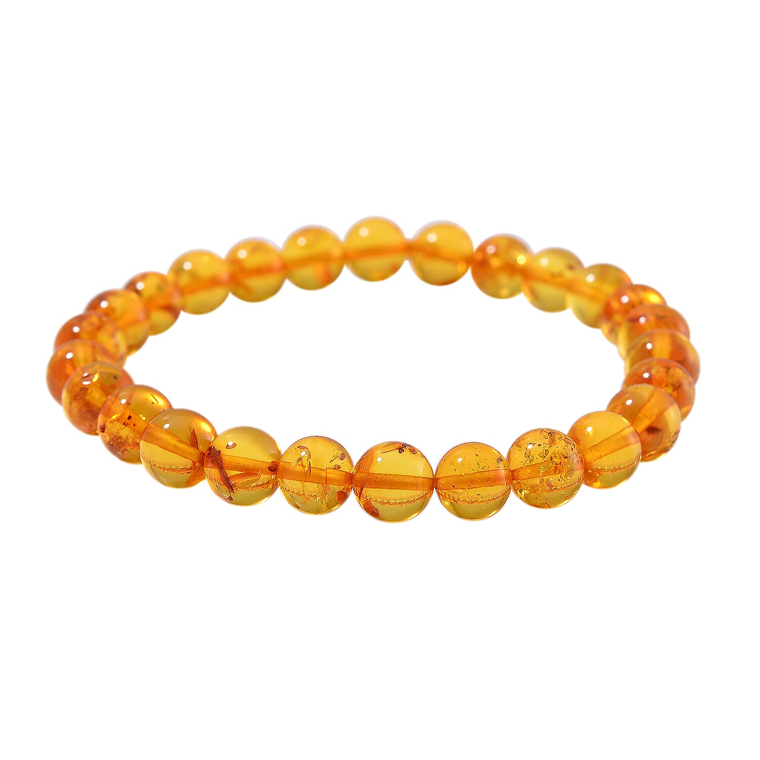 Baltic Amber Bead Stretchable Bracelet 7954592 0