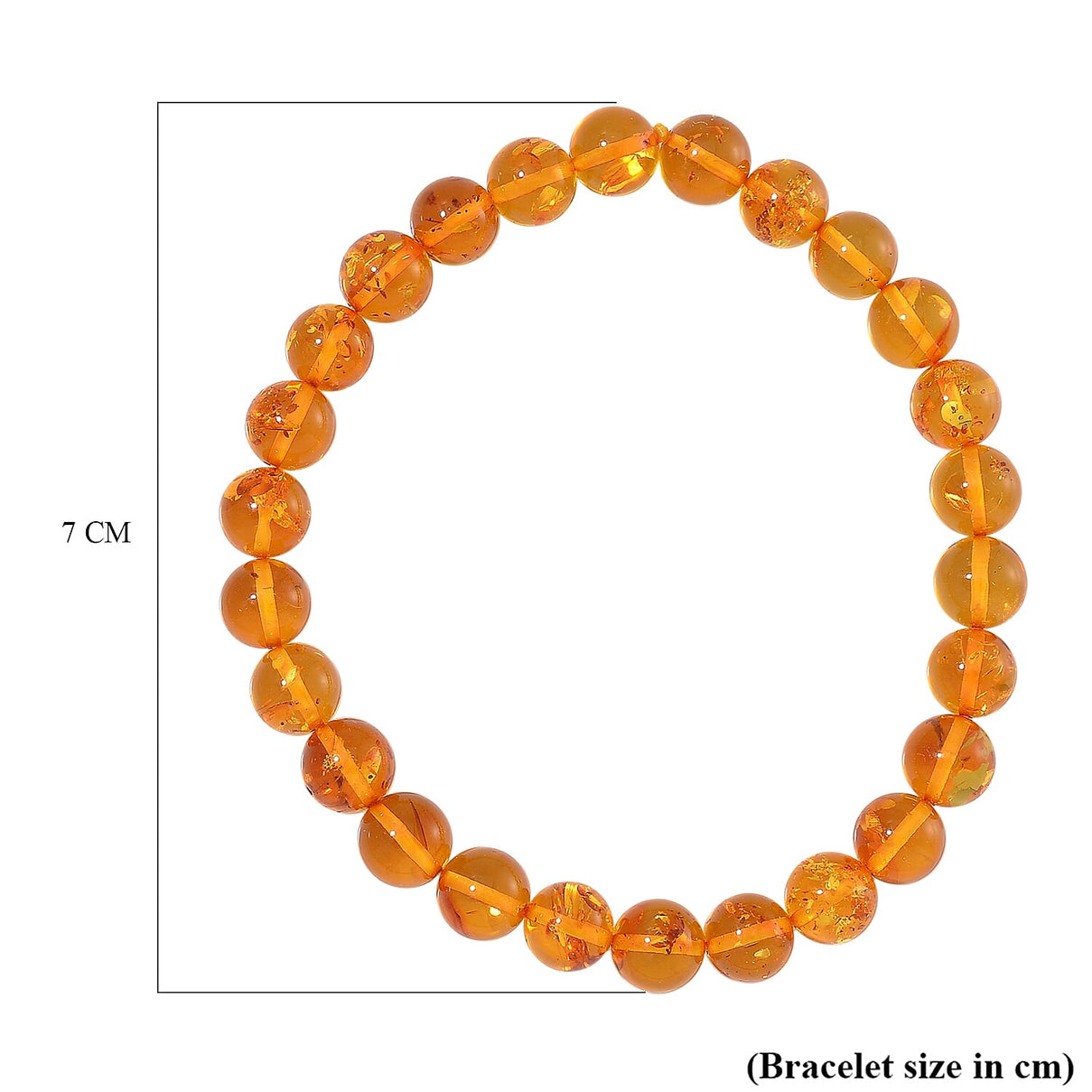 Baltic Amber Bead Stretchable Bracelet 7954592 3