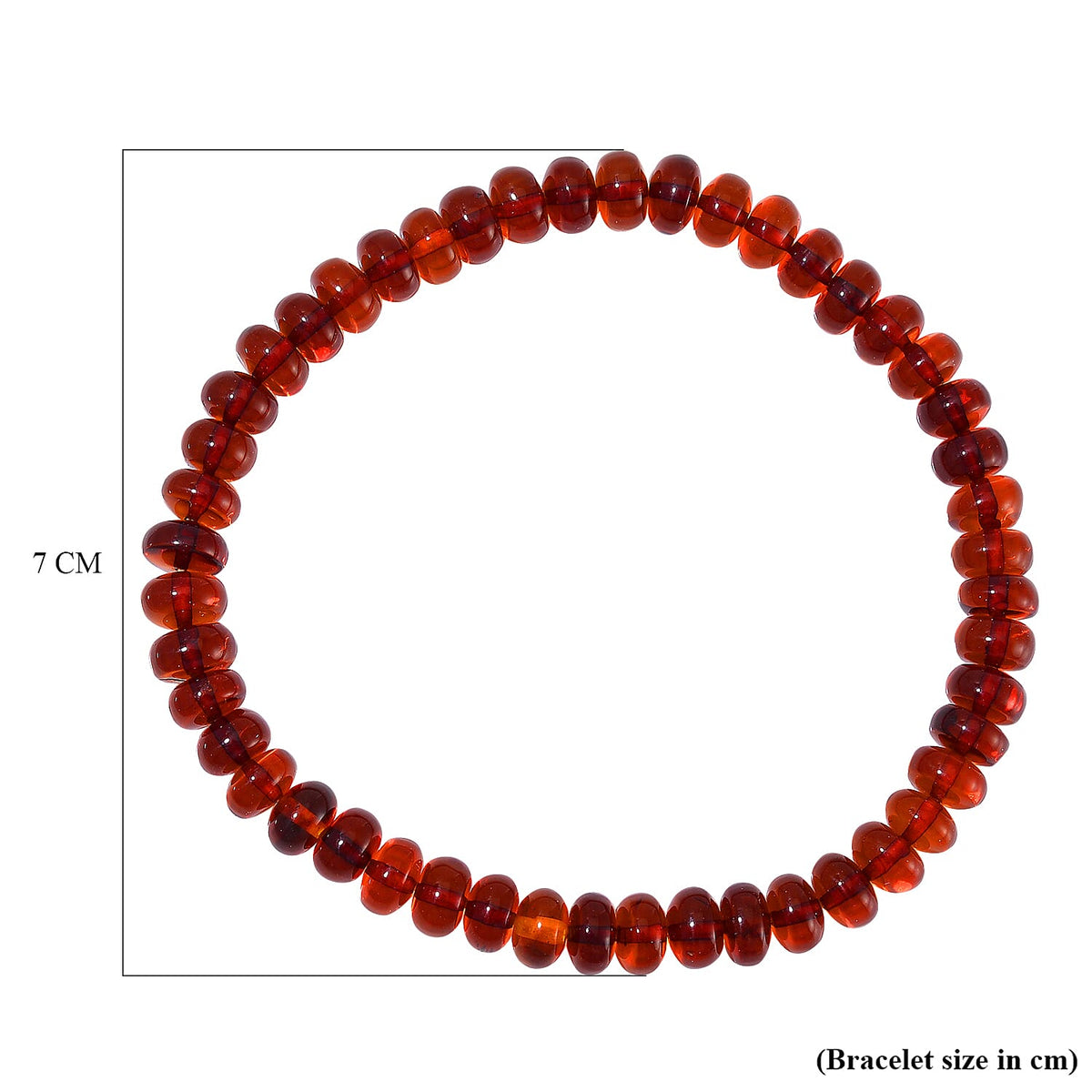 Natural Amber Stretchable Bracelet (Size 7.5) 8102204 4