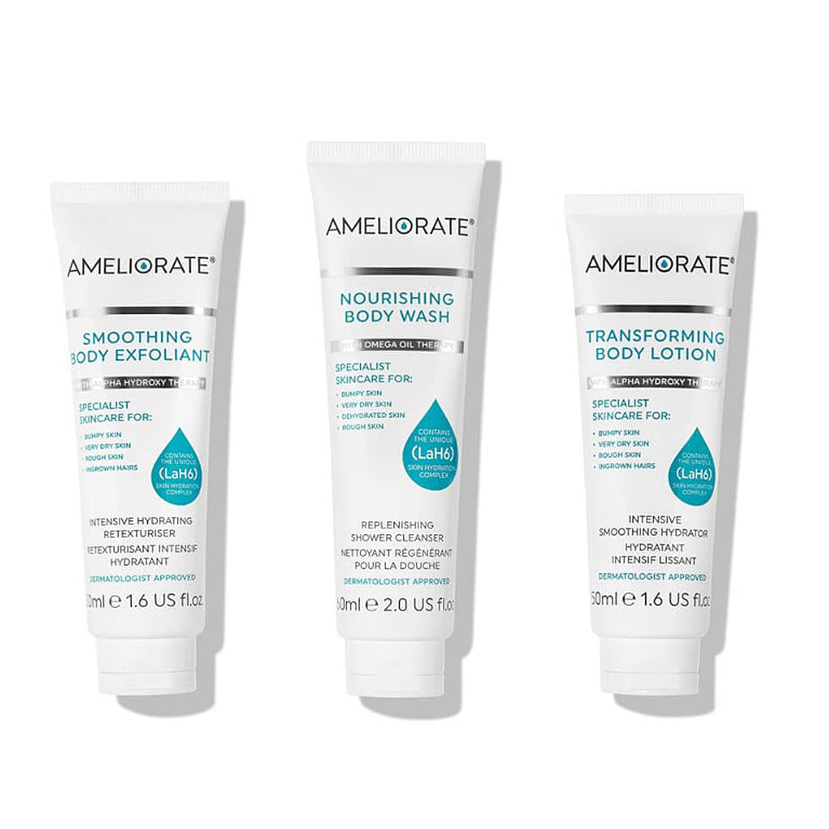 One Time Closeout- Ameliorate 3 Steps to Smooth Skin - Intensive Smoothing Bodycare Regime 7782225 0