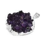 Tucson Find-Amethyst Crystal Solitaire Pendant