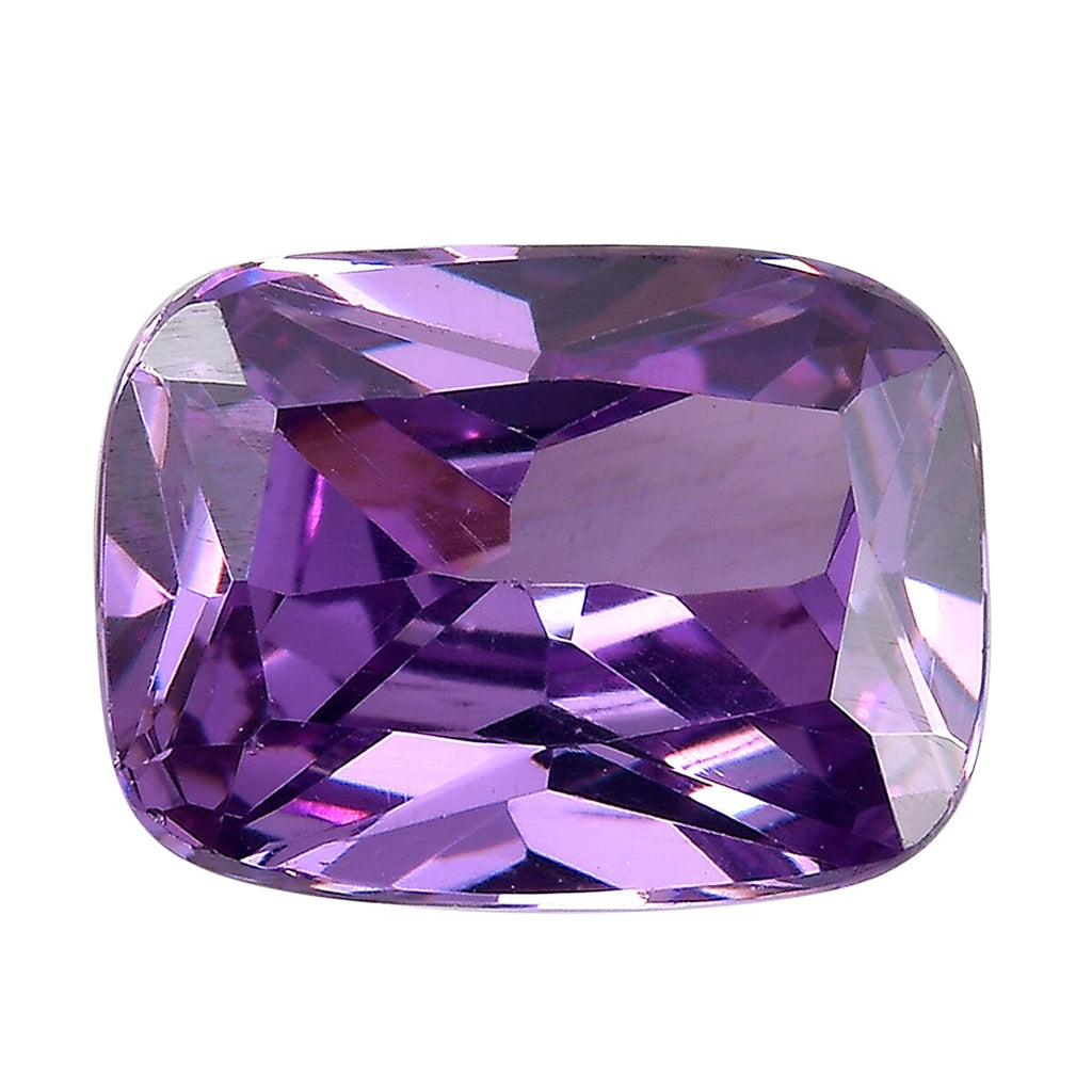 Amethyst Cubic Zirconia Cushion Shape Gemstone 2.38 Ct.
