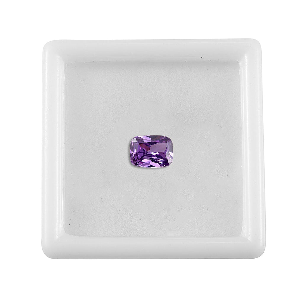 Amethyst Cubic Zirconia Cushion Shape Gemstone 2.38 Ct.