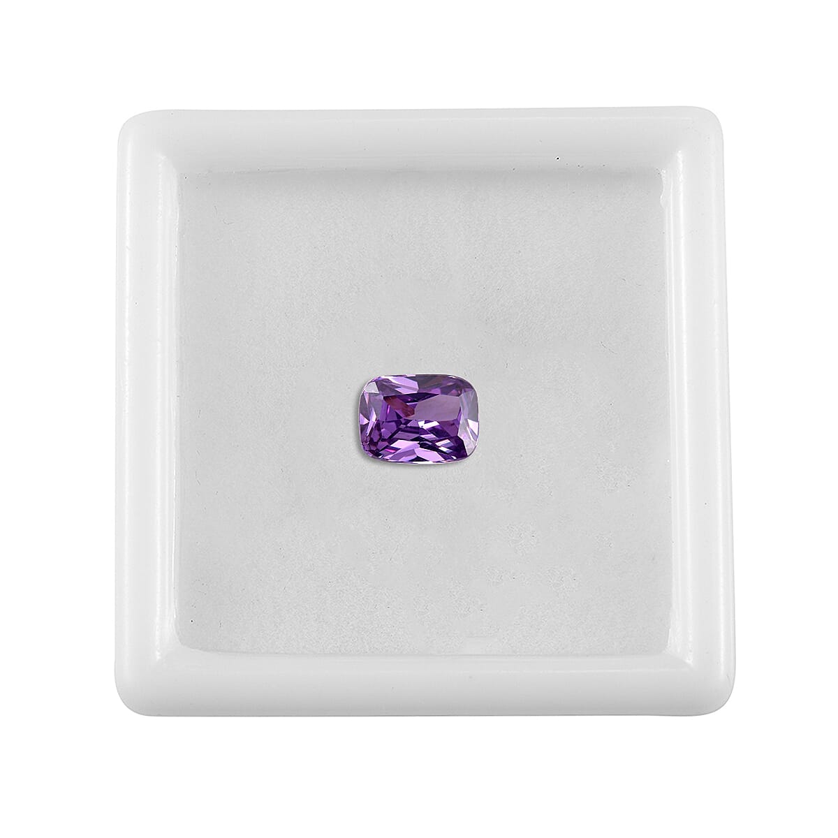 2.38 Ct. Amethyst Cubic Zirconia Loose Gemstone in Cushion Shape 8063720 3
