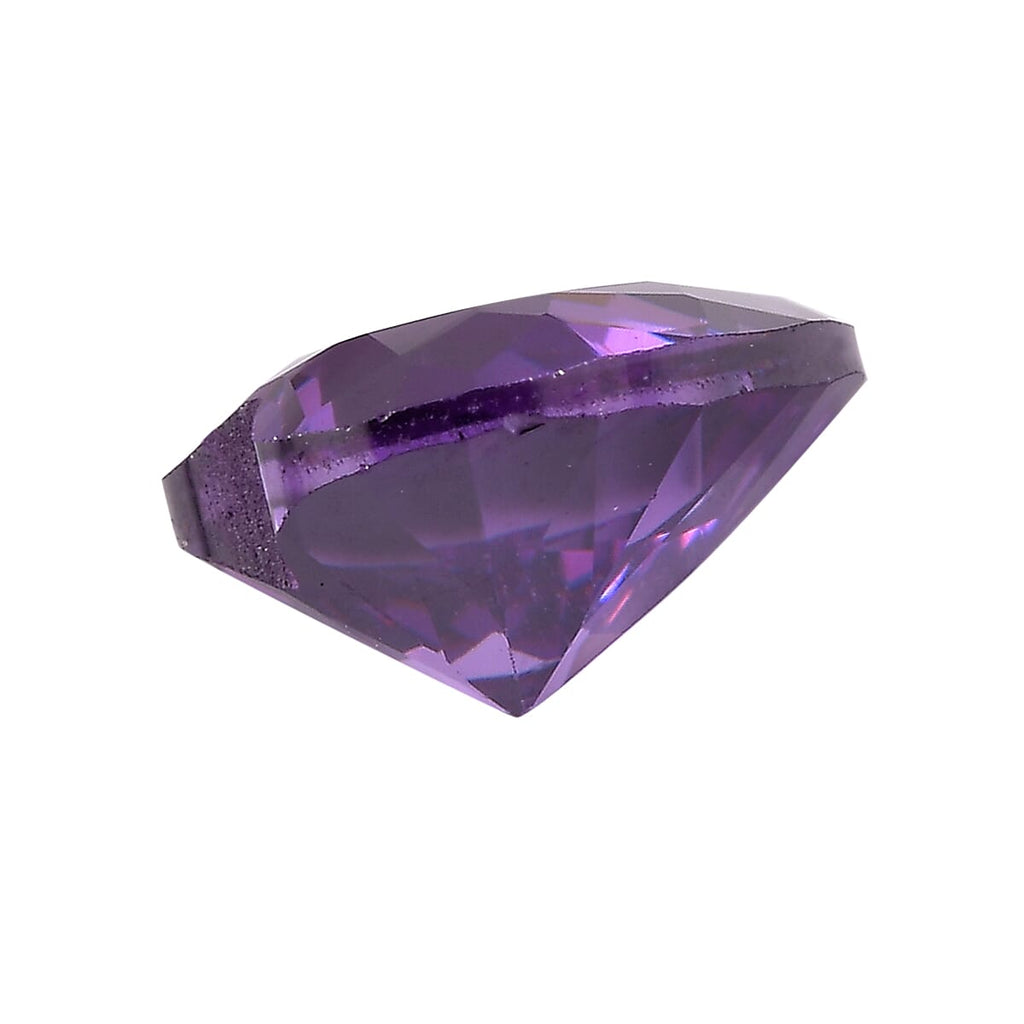 Amethyst Cubic Zirconia Heart Shape Gemstone 3.06 Ct.
