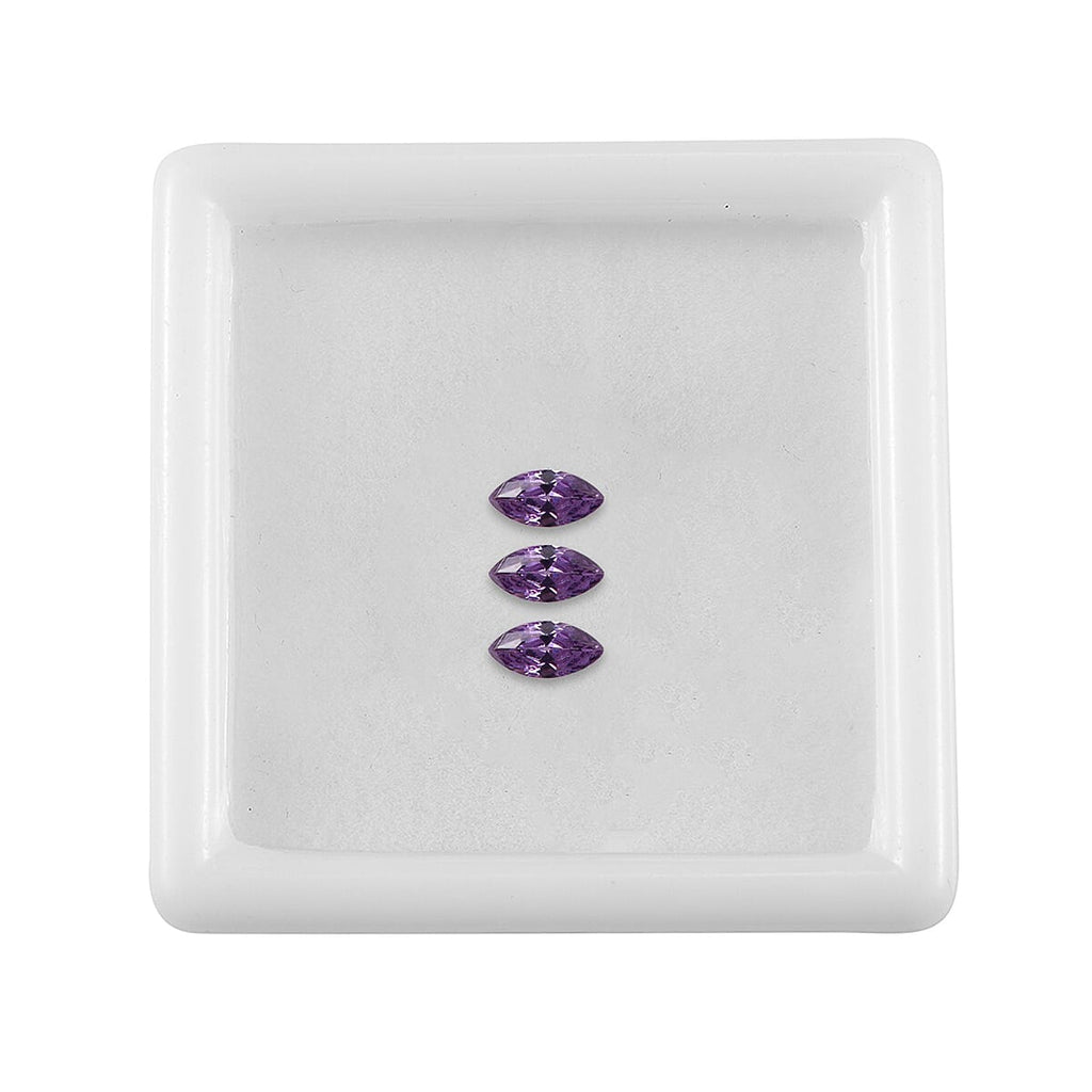 Amethyst Cubic ZirconiaMarquee Gemstone 0.62 Ct.