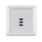 Amethyst Cubic ZirconiaMarquee Gemstone 0.62 Ct.
