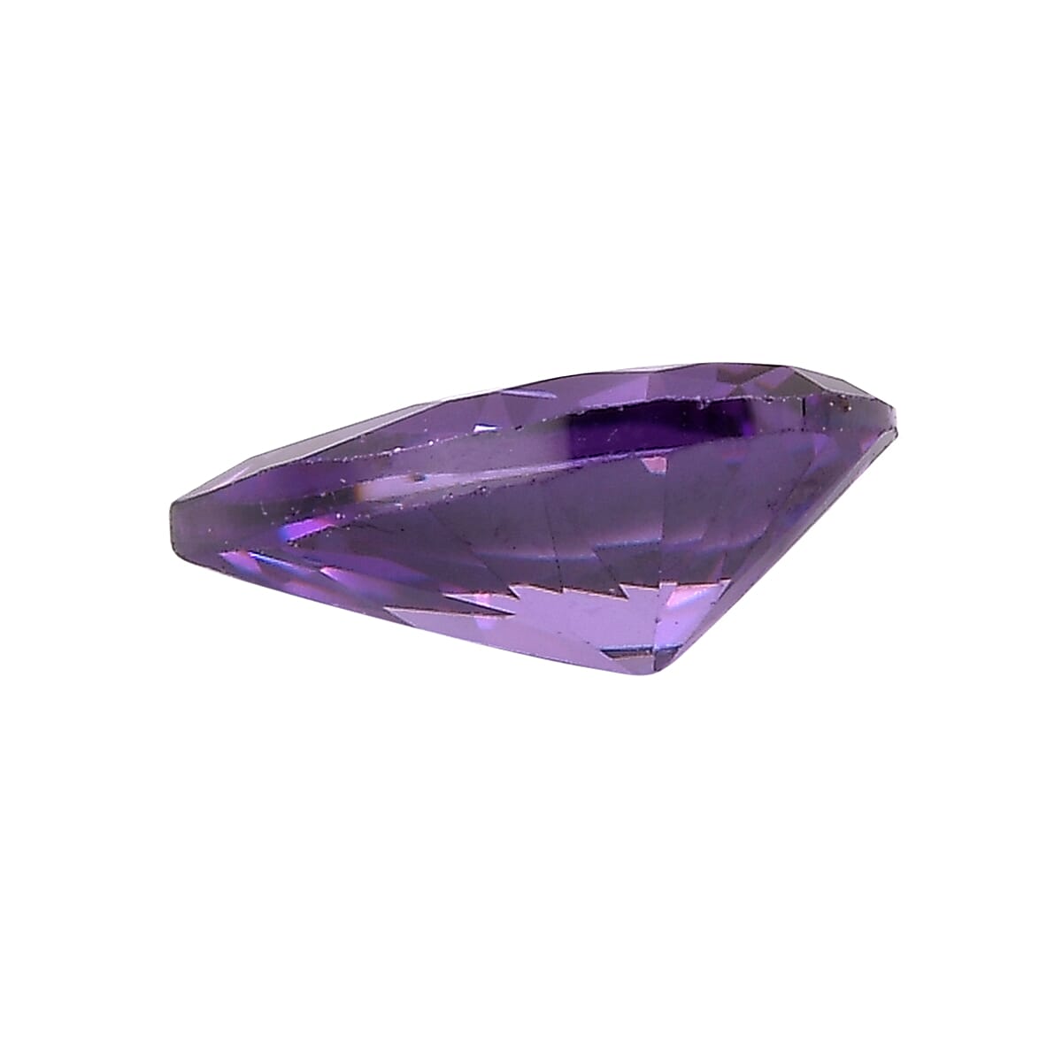 Set of 3 Amethyst Cubic Zirconia Loose Gemstones in Pear Shape 1.78 Ct. 8063730 2