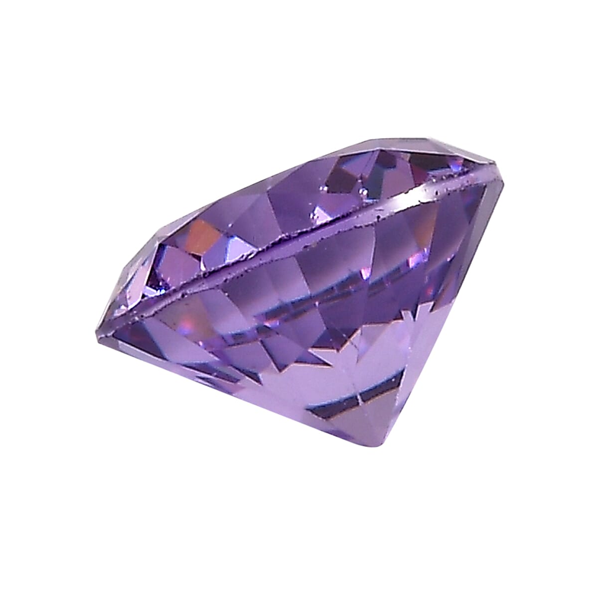 1.7 Ct. Set of 3 Amethyst Cubic Zirconia Loose Gemstones in Round Shape 8063732 2