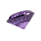 Amethyst Cubic Zirconia Round Shape Gemstone 1.21 Ct.