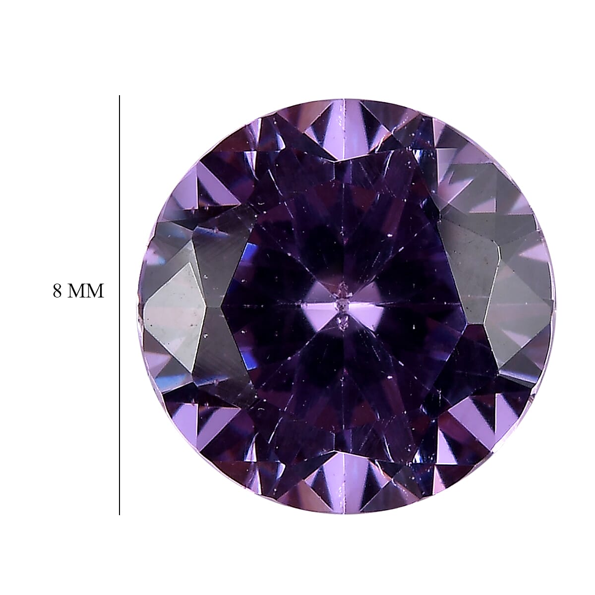 3.4 Ct. Amethyst Cubic Zirconia Loose Gemstone in Round Shape 8063734 4