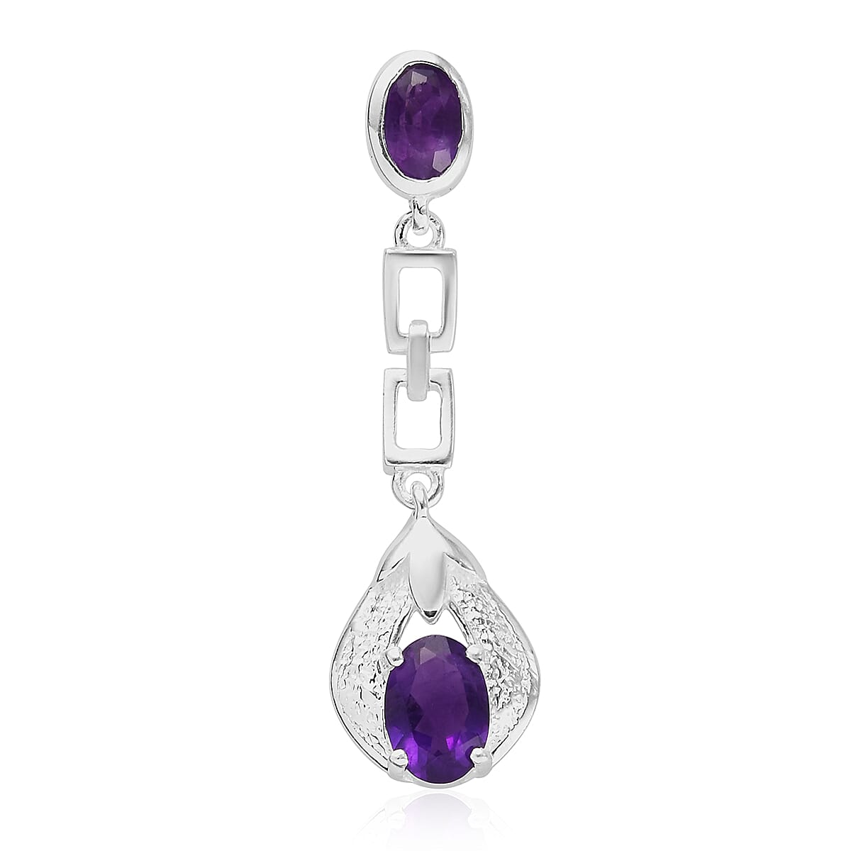 African Amethyst Dangle Pendant 1.15 Ct. 3721466 0
