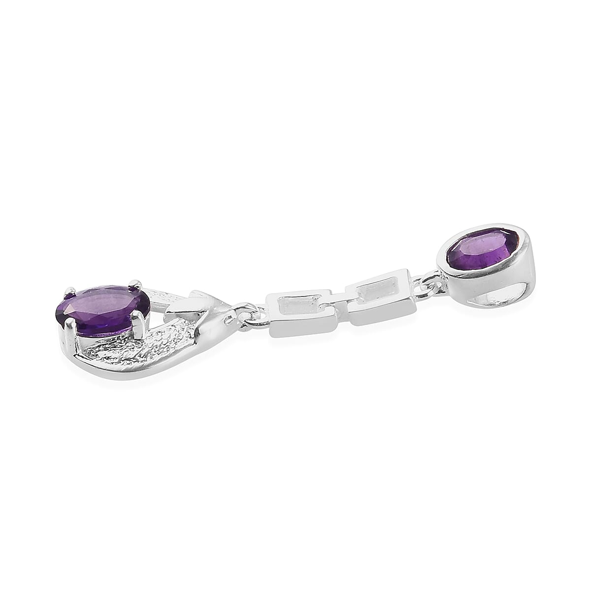 African Amethyst Dangle Pendant 1.15 Ct. 3721466 3