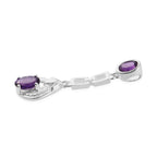African Amethyst Dangle Pendant 1.15 Ct.
