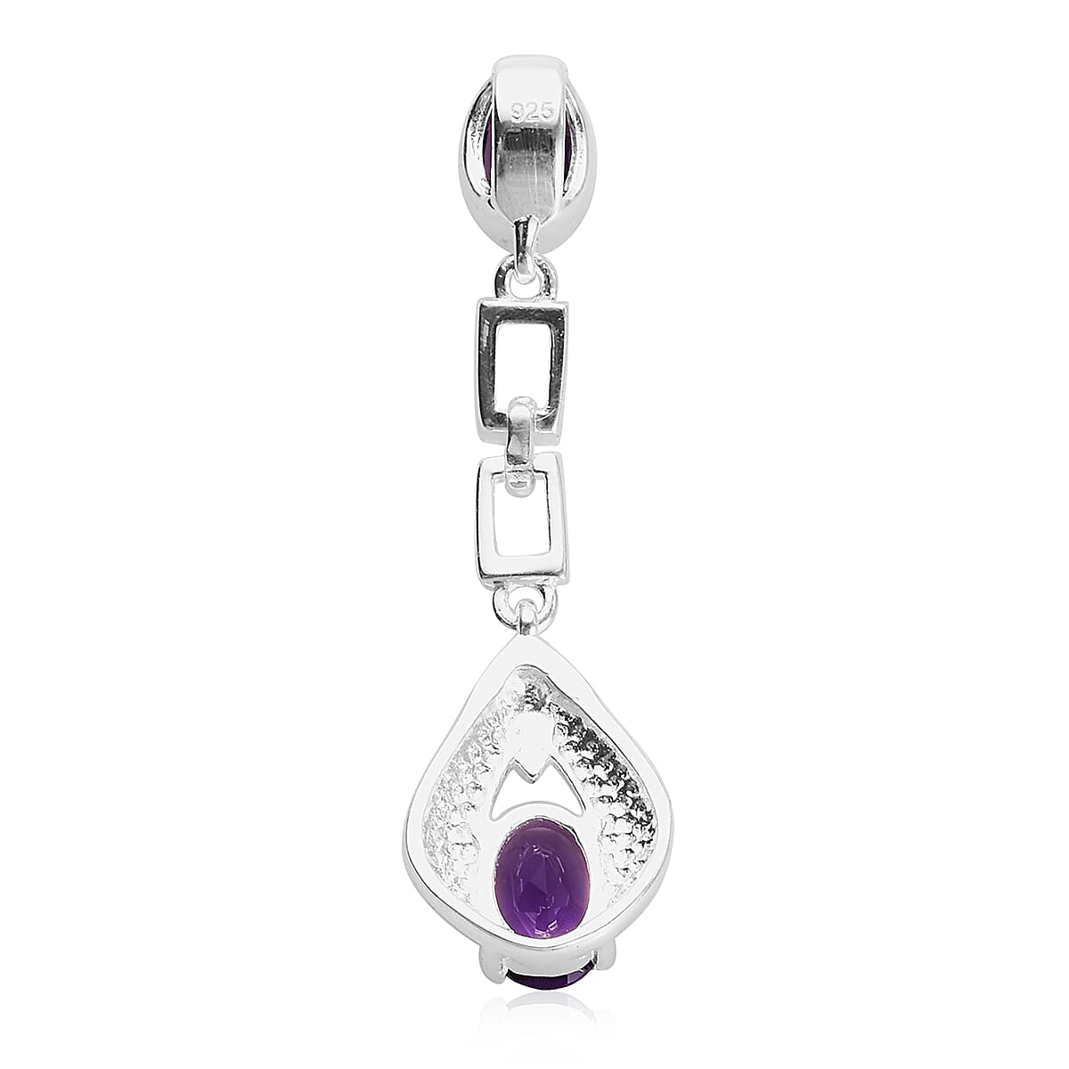 African Amethyst Dangle Pendant 1.15 Ct. 3721466 4