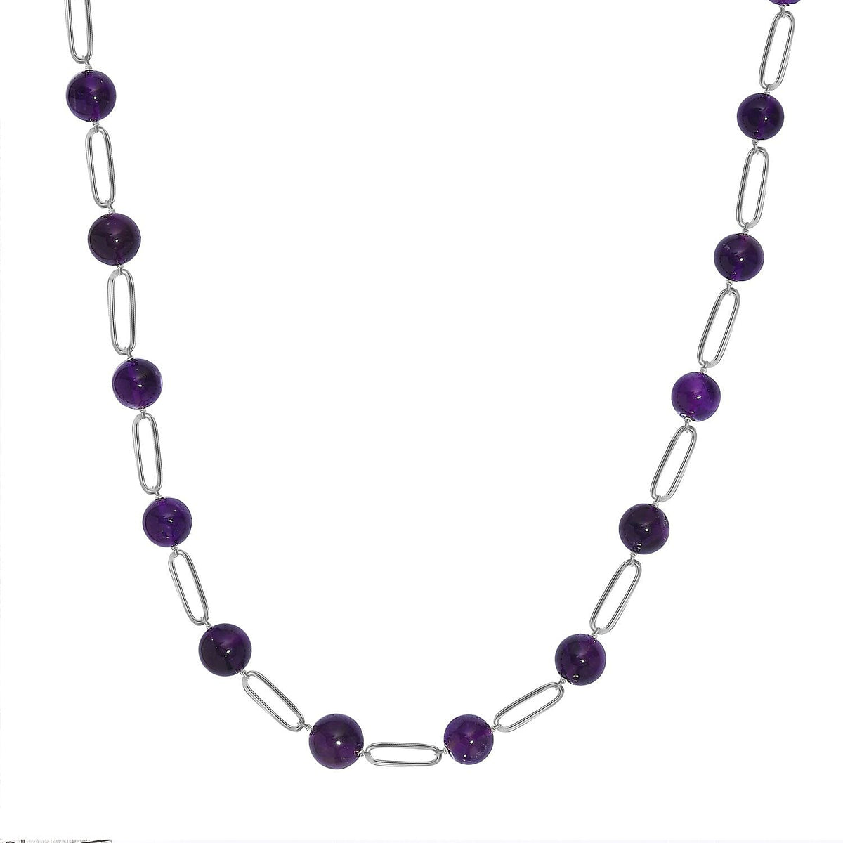 Amethyst Necklace (Size - 20) 67.70 Ct. V32665895 2