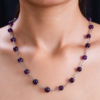Amethyst Necklace (Size - 20) 67.70 Ct.