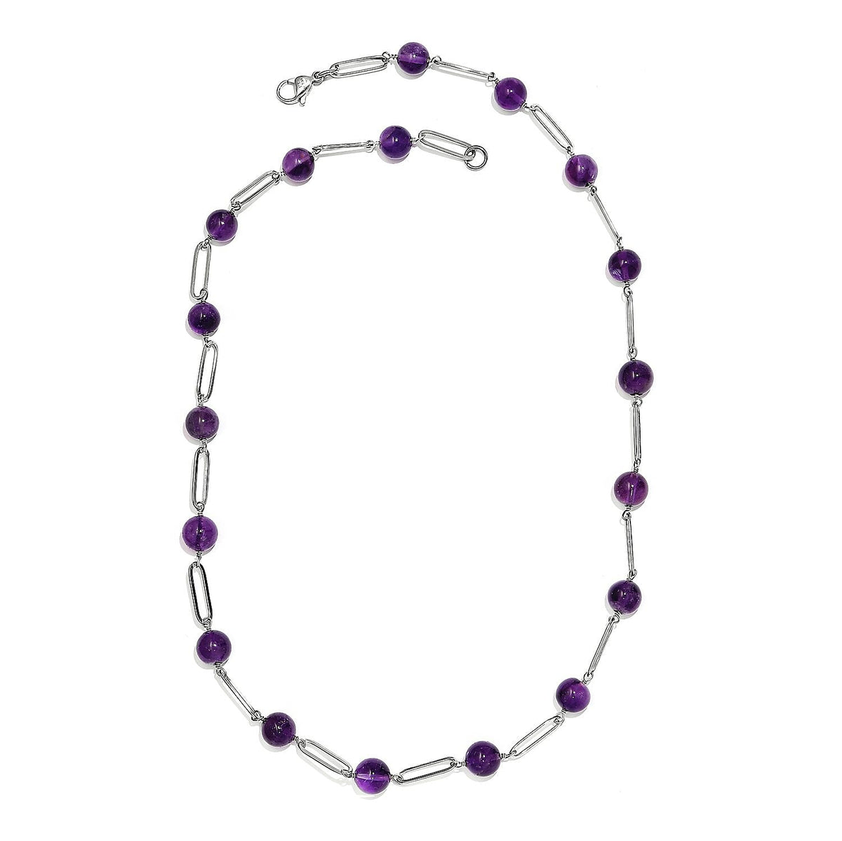 Amethyst Necklace (Size - 20) 67.70 Ct. V32665895 0