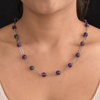 Amethyst Necklace (Size - 20) 67.70 Ct.