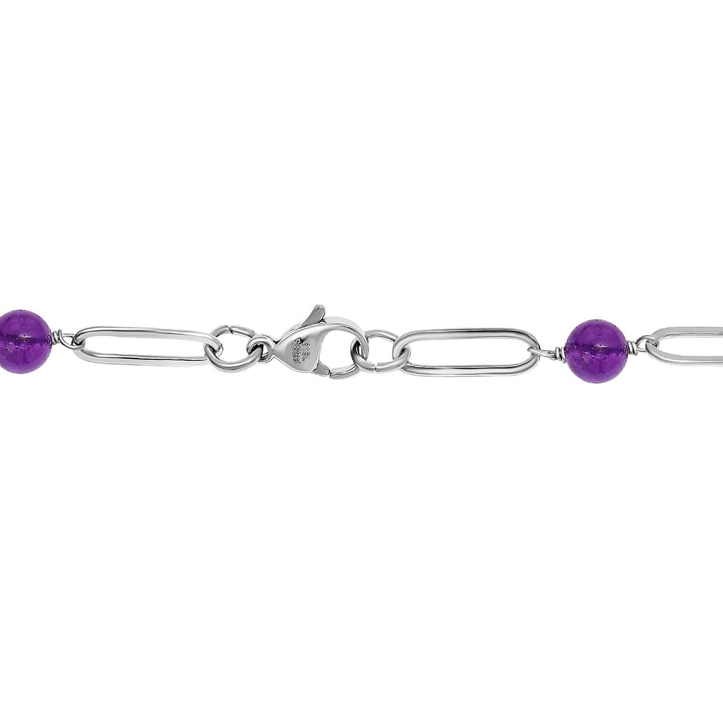 Amethyst Necklace (Size - 20) 67.70 Ct.