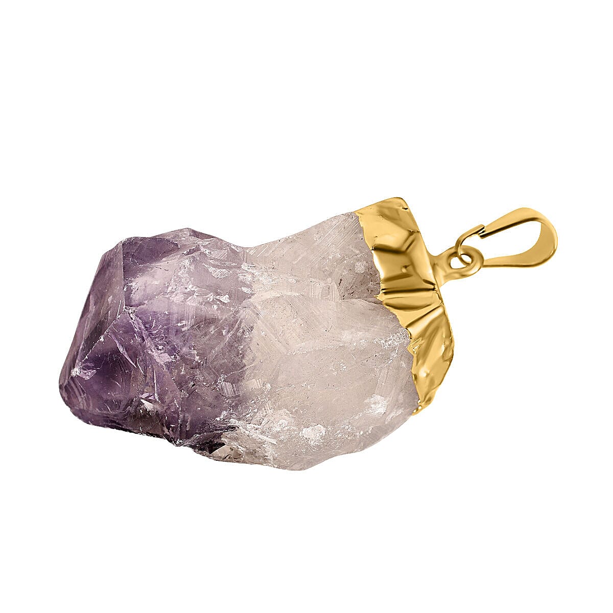 Amethyst Point Pendant in Gold Tone 10.00 Ct 7509497 3