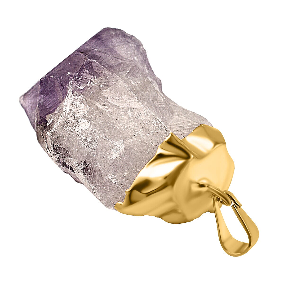 Amethyst Point Pendant in Gold Tone 10.00 Ct 7509497 4
