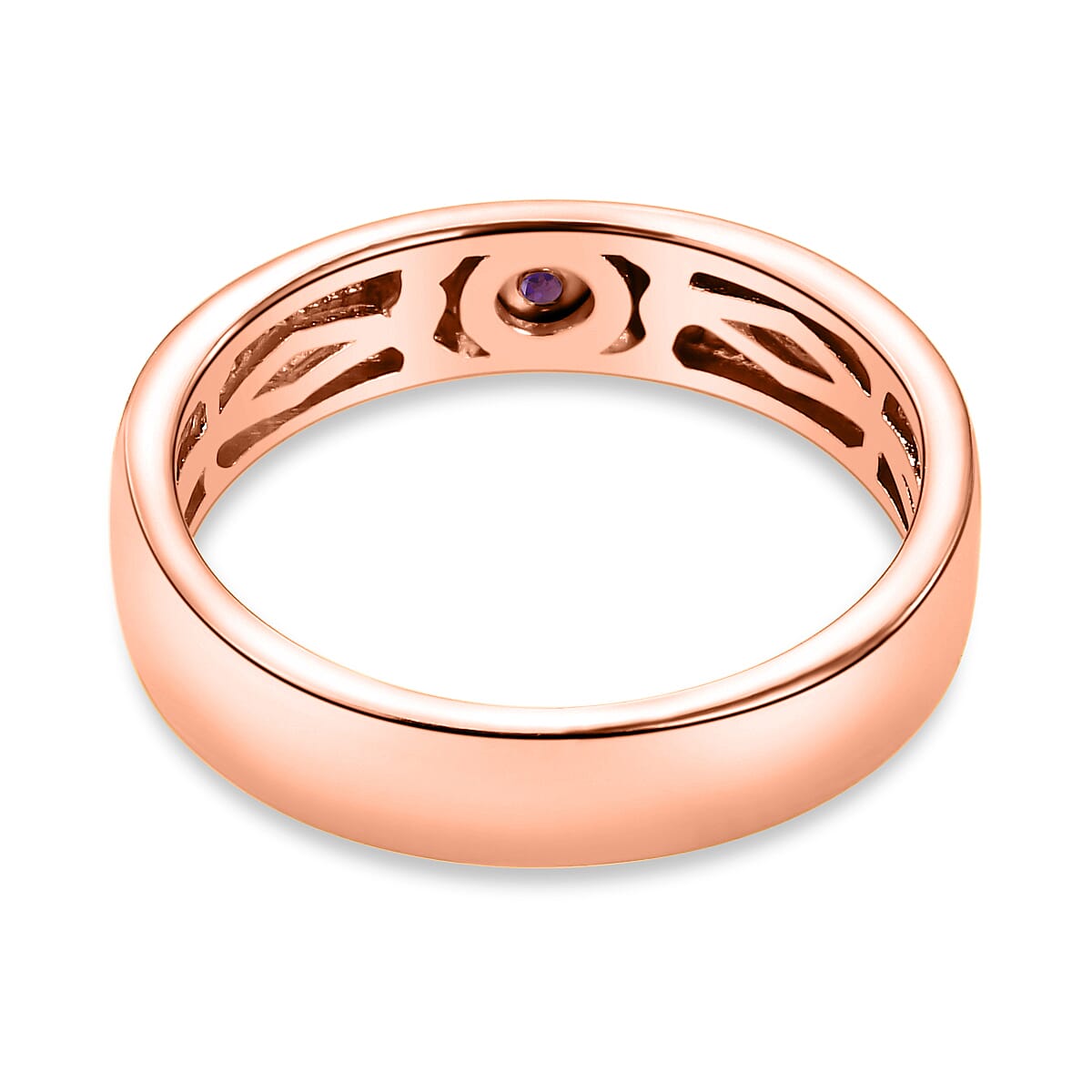 Amethyst Ring in Rose Gold Overlay Sterling Silver 3634356 4