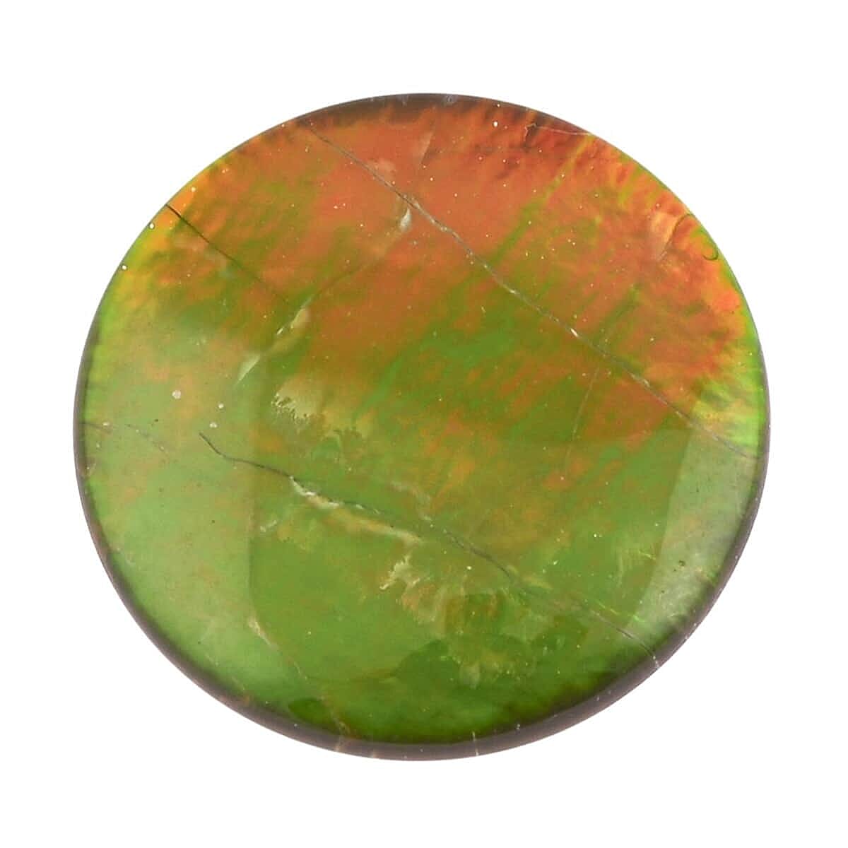 Ammolite Loose Gemstone in Round Shape (11 mm) 8045115 0
