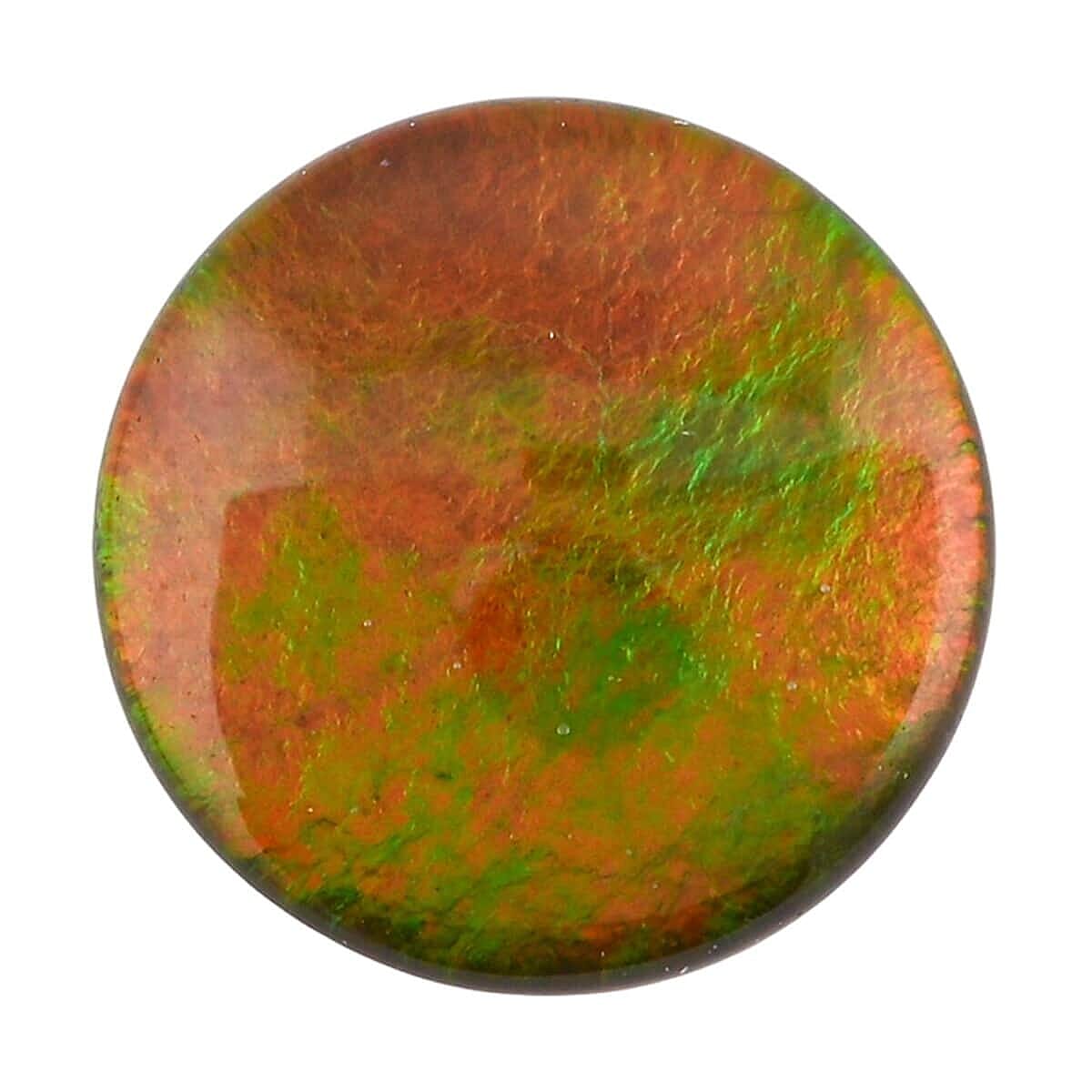 Ammolite Loose Gemstone in Round Shape (9 mm) 8045113 0