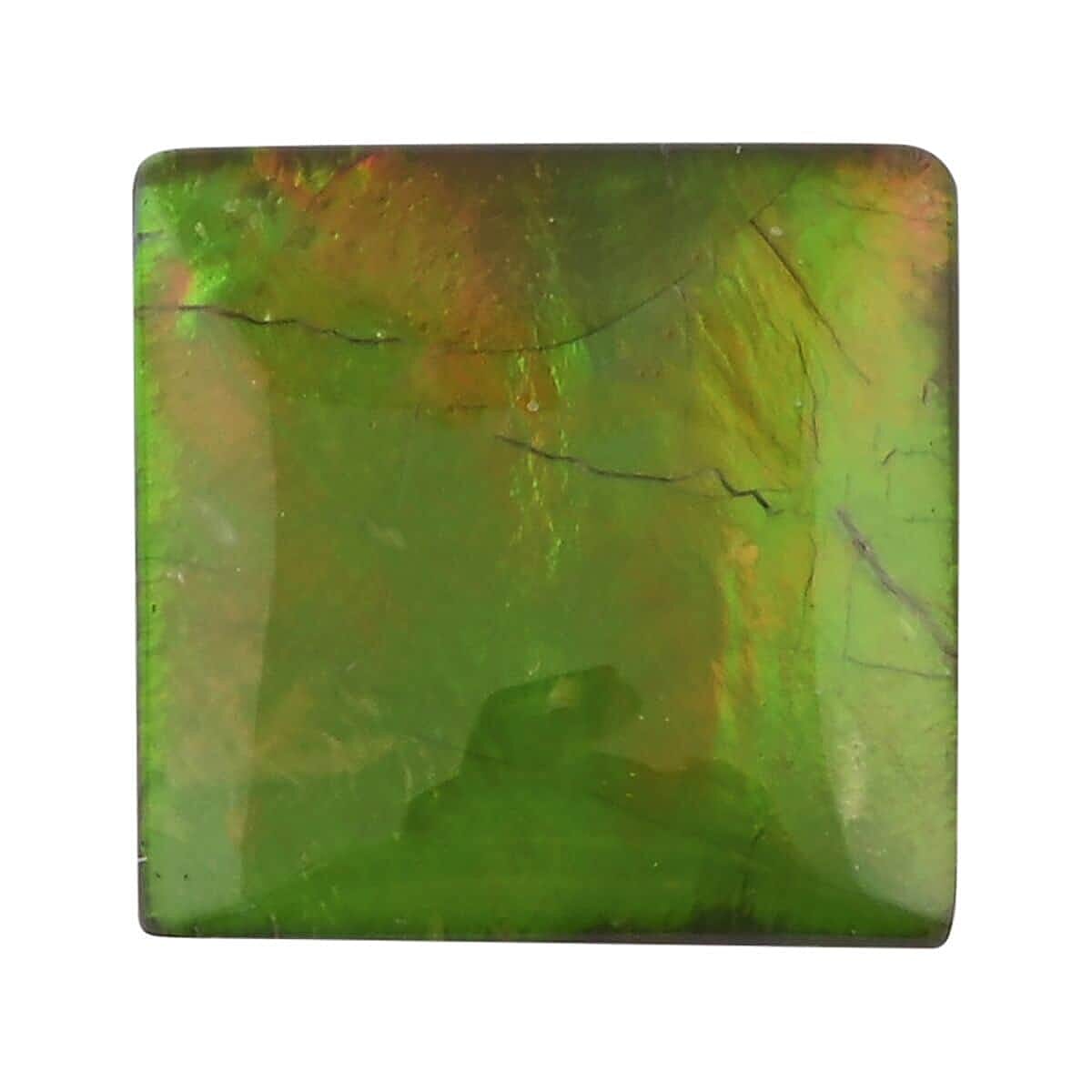 Ammolite Loose Gemstone in Square Shape (9x9 mm) 8045110 0