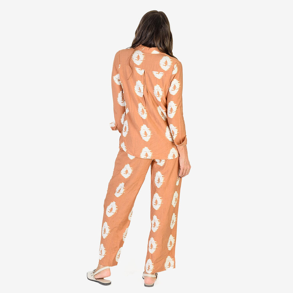 Anamor Printed Shirt (Size L-XL) - Beige