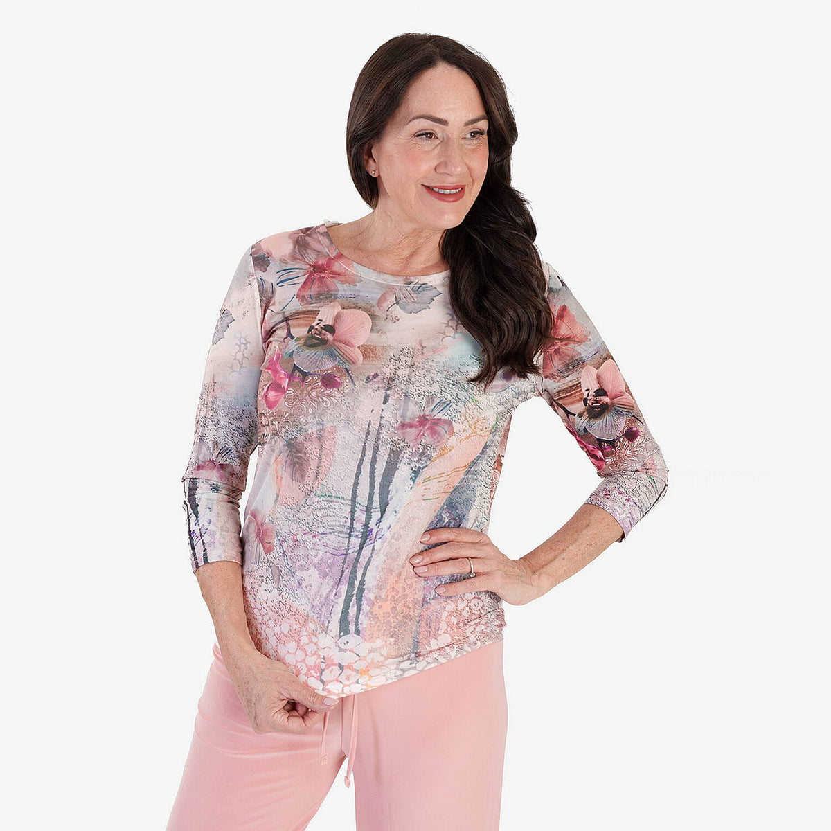 Anamor  Top (Size - Medium) - Rose Pink V32619395 0