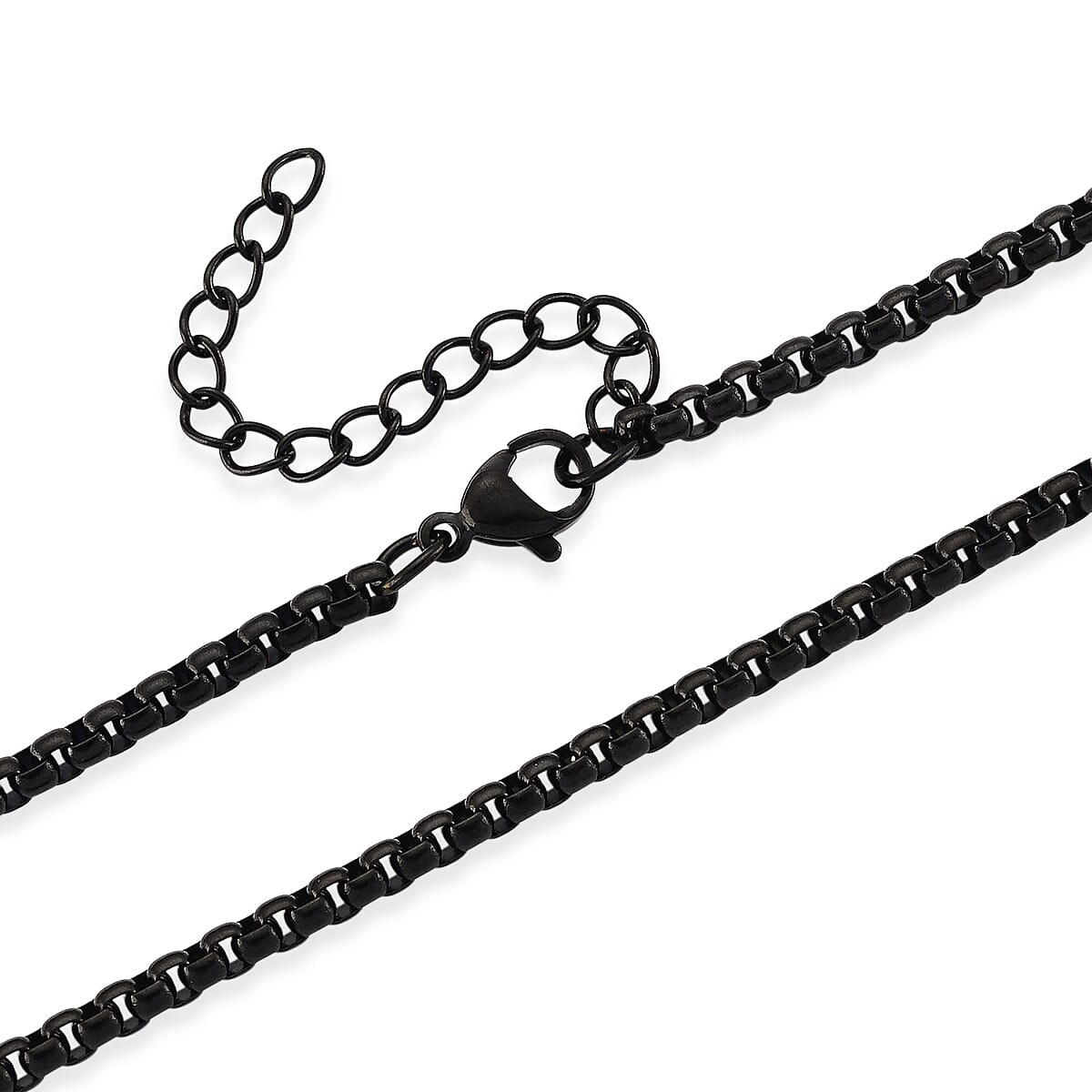 Anchor Necklace (Size - 24 - 2 Ext) in Black Colour 8249978 6