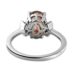 Andalusite and Diamond Solitaire Ring in Platinum Overlay Sterling Silver 2.01 Ct.