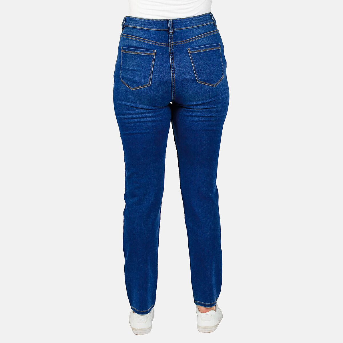 TAMSY - Angelina Relaxed Skinny Stretch Jean (Size 10) - Mid Blue 8731246 4