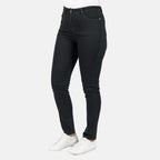 TAMSY - Angelina Relaxed Skinny Stretch Jean (Size 8) - Black