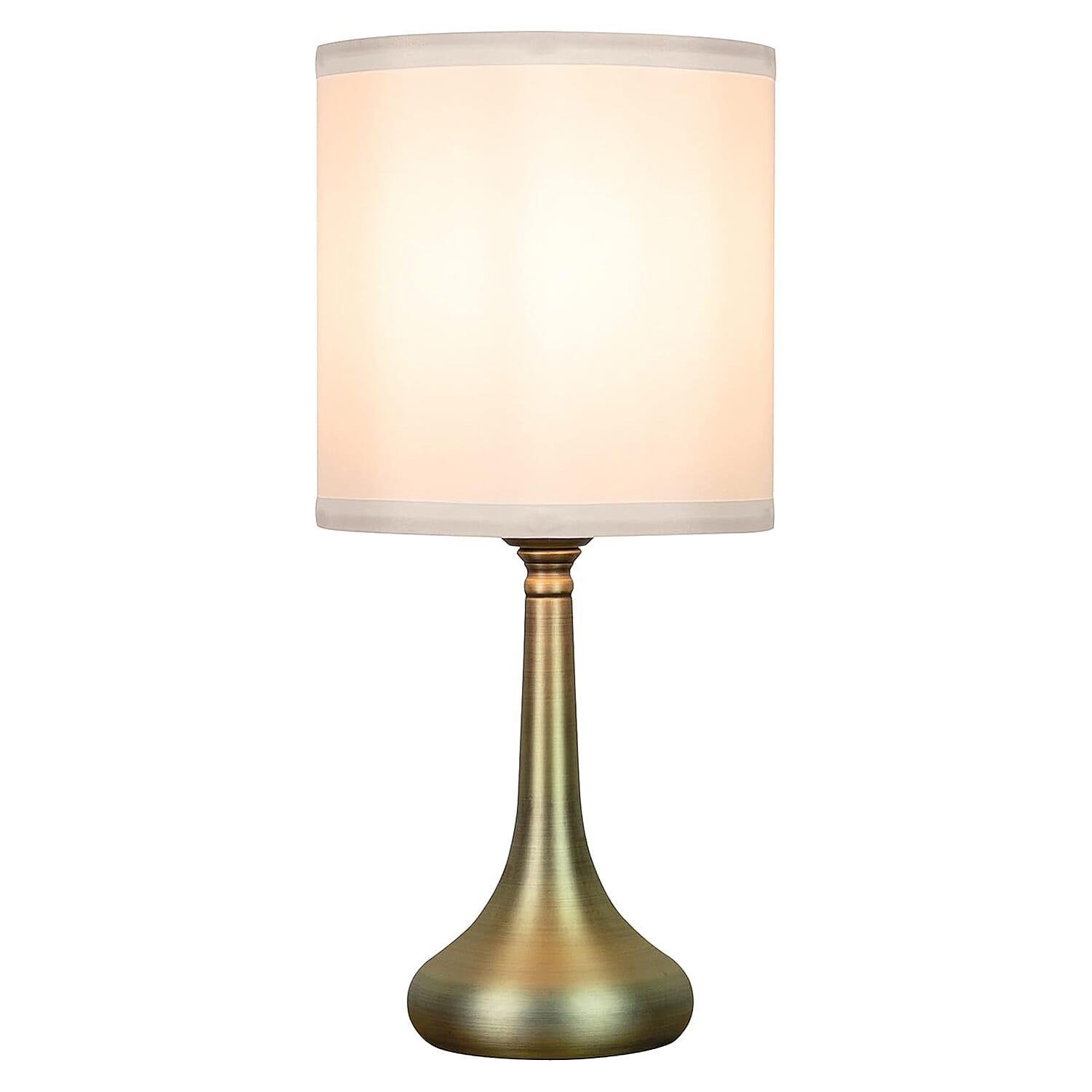 Sarav Chrome Touch Lamp with Grey Shade 8046231 0