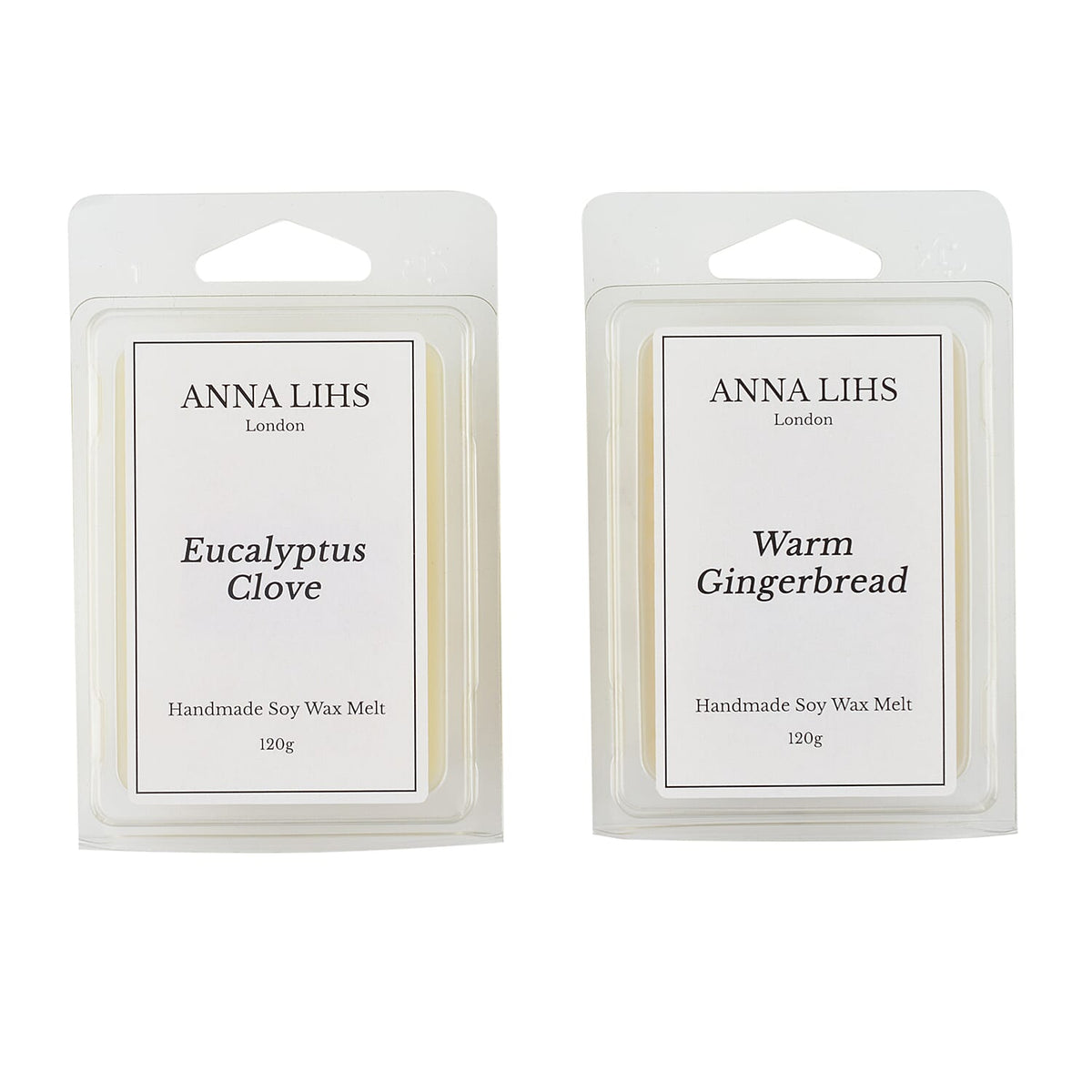 Anna Lihs - Handmade Warm Gingerbread - Eucalyptus Clove Premium Soy Wax Melt Set (120 Grams Each) 7666163 0